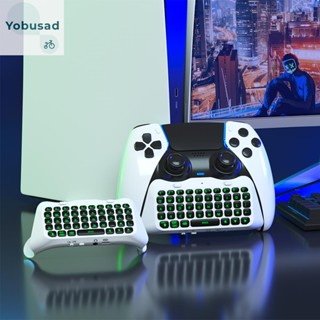 [Yobusad.th] คีย์บอร์ดเล่นเกมไร้สาย พร้อมลําโพงในตัว สําหรับ PS5 Elite Handle