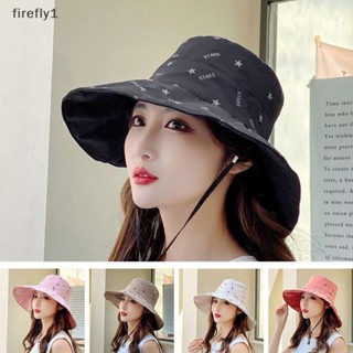 [Firefly] หมวกปีกกว้าง กันแดด ป้องกันรังสียูวี ระบายอากาศ แฟชั่นฤดูร้อน สําหรับผู้หญิง [TH]