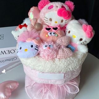 ของเล่นตุ๊กตา hello kitty sanrio melody kuromi Cinnamoroll น่ารักมาก ของขวัญวันเกิด สําหรับแฟนสาว 33KA263