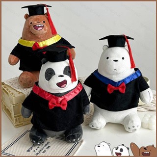 Hqy2 ตุ๊กตา We Bare Bears Graduate Series ของขวัญ สําหรับเด็ก ตกแต่งบ้าน MY2