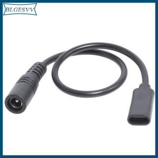 Blg อุปกรณ์เชื่อมต่อพาวเวอร์ DC 5 5x2 1 Female to Type-C USB 3 1 Female Type-C DC