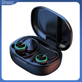 Shocc R201 ชุดหูฟังสเตอริโอ Hifi ดิจิทัล บลูทูธ แบบเกี่ยวหู เหมาะกับเล่นกีฬา ธุรกิจ