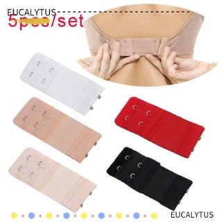 Eutus 5 ชิ้น ชุดชั้นใน สายคล้องขยาย ราคาถูก ชุดชั้นในสตรี เข็มขัด เพิ่ม ที่ไม่มีสายหนัง