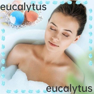 Eucalytus1 ลูกบอลอโรมา น้ํามันหอมระเหยออร์แกนิก แฮนด์เมด หลายชั้น สําหรับอาบน้ํา เกลือทะเล ห้องน้ํา