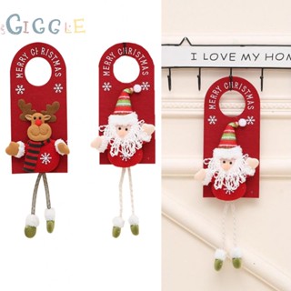 ⭐NEW ⭐Lovely Felt For Christmas Door Hanging Decoration Santa Claus and Elk Elegance!