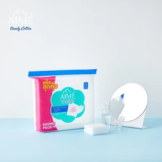 Aime เอเม่ สำลีแผ่น แบบแพ็คสุดคุ้ม Facial Cotton Pad Saving Pack 130g.