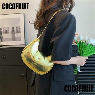 Cocofruit กระเป๋าสะพายไหล่ หนัง PU สไตล์เรโทร สําหรับผู้หญิง