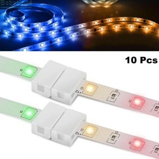 【Big Discounts】Led Light Connector 10MM 5-24V Durable For 5050/3528 RGB Strip Strip Connector#BBHOOD