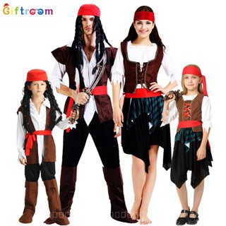 [0714]SHWZ-COS-QZZ Pirate Costumes New Character Cosplay Clothes Pirate Costume Pirates of the Caribbean Costume Comic  Gift  Halloween  Animation  Parent-child clothing COSPLAYCou