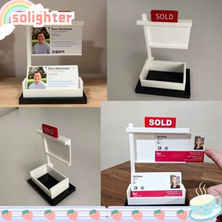 SOLIGHTER ขาตั้งโชว์นามบัตร แบบตั้งโต๊ะ