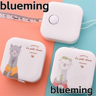 Blueming2 ไม้บรรทัดเทปวัดผ้า ลายอัลปาก้าน่ารัก ยืดหดได้ สําหรับเด็ก