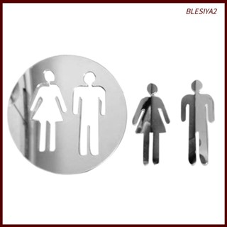 [Blesiya2] ป้ายอะคริลิค สําหรับตกแต่งห้องน้ํา ห้องสุขา