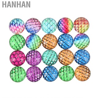 Hanhan Dragon Scale Resin Flat Cabochons  Dome Gems Multi Purpose for Earrings DIY Necklaces Bracelets