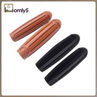 [Homyl5] ปลอกแฮนด์มือจับยาง กันลื่น สไตล์เรโทร สําหรับรถจักรยาน 2 ชิ้น