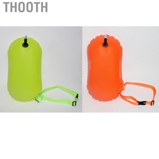 Thooth Swim Buoy High Visible Bubble Safety Tow Float with Waist Belt for Boating Kayaking Fishing Rafting Snorkeling