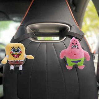 SpongeBob Sports Car Seat Hook Integrated Seat Back Car Hook Cartoon Car Interior Design Supplies 4lan