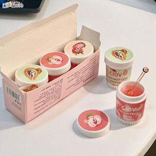 ลิปบาล์ม Lovely Sweet Jelly Peach สำหรับริมฝีปากที่ชุ่มชื้นและบำรุง ลิปบาล์มให้ความชุ่มชื้น Essential ลิปบาล์มธรรมชาติยอดนิยมสำหรับริมฝีปากแห้ง ฐานลิปสติก แต่งหน้า Protected Need Care (จัดส่งในวันนี้)