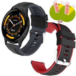 สายนาฬิกาข้อมือซิลิโคน สําหรับ Garmin Venu 3 Smart Watch Band Wrist Bracelet For Garmin Venu3 Screen Protector Film