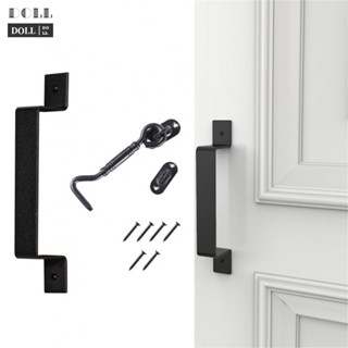 ⭐NEW ⭐Sliding Barn Door Handle Pull And Flush Gate Hardware Kit Set Matte Black