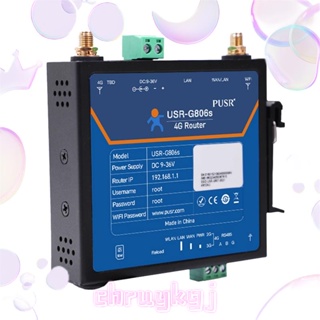 Pusr เราเตอร์โลหะ 4G LTE รองรับ Modbus RTU เป็น TCP ปลั๊ก US 1 ชุด