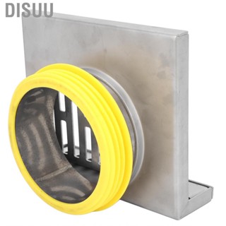 Disuu 15cm Stainless Steel L Shaped  Rust Corner Floor Drain​with Sealing Gaskets