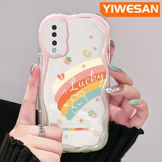 เคสโทรศัพท์มือถือ ซิลิโคนใส กันกระแทก ลายการ์ตูนสายรุ้ง สําหรับ Samsung galaxy A50 A50s A30s A51 M40s A52 A52s 5G