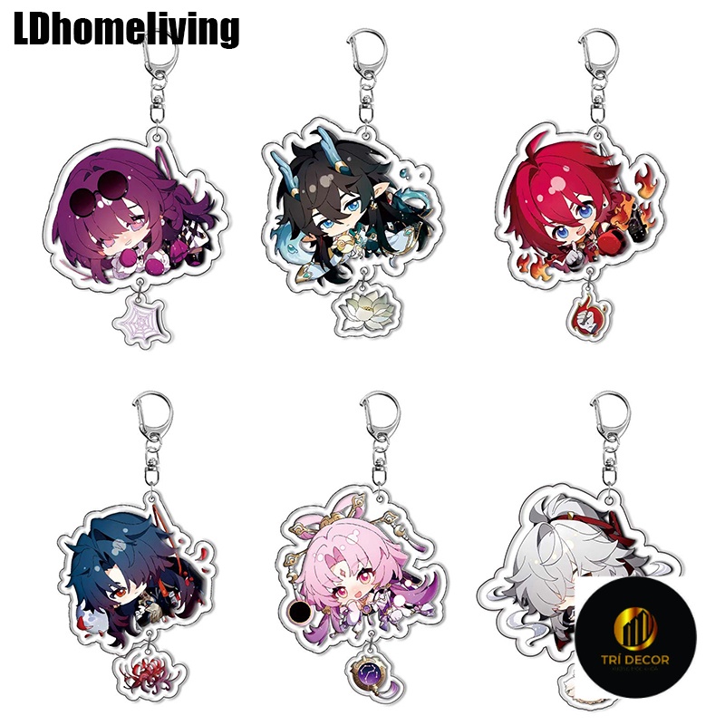 Starrail imbibitor lunae kafka blade พวงกุญแจสองด้านอะคริลิค