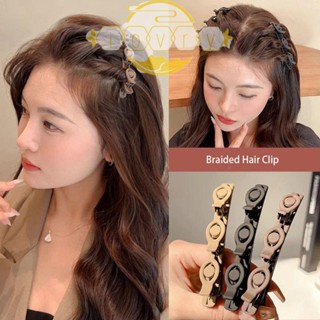 Ivory กิ๊บปากเป็ด, ปิ่นปักผมด้านข้าง พลาสติกถัก, กิ๊บติดผม หรูหรา สไตล์เกาหลี กิ๊บหน้าม้า คลิปสตรีทแวร์