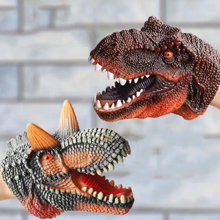 COD🦖หุ่นมือไดโนเสาร์ ยางนิ่ม สมจริง รูปสัตว์ ของเล่น ของขวัญ สําหรับเด็ก เกมจินตนาการ ปาร์ตี้