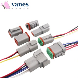 Vanes1 BOX สายปลั๊กซ็อกเก็ต DT 04 06 2P 3P 4P 6P 8P 12P DT06 สําหรับรถยนต์