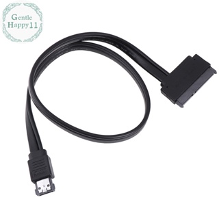 Gentlehappy สายเคเบิลอะแดปเตอร์ esata usb 2.0 5v 12v combo เป็น 2.5 นิ้ว 3.5 นิ้ว 22pin sata hdd