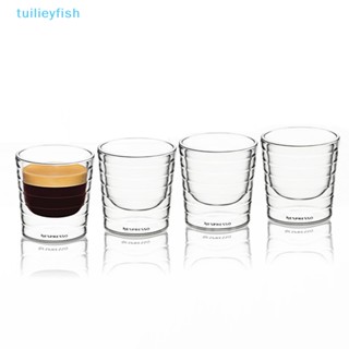 【tuilieyfish】แก้วมัก แก้วกาแฟ แบบสองชั้น ลาย Nespresso【IH】