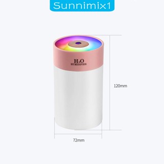 [Sunnimix1] เครื่องทําความชื้นน้ํามันหอมระเหย ขนาดเล็ก พร้อมไฟกลางคืน สําหรับห้องนอน สํานักงาน โยคะ