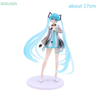 [GOGJIG5] ตุ๊กตาอนิเมะ Hatsune Miku แฮนด์เมด สีฟ้า สําหรับตกแต่งรถยนต์ 1 ชิ้น UOO