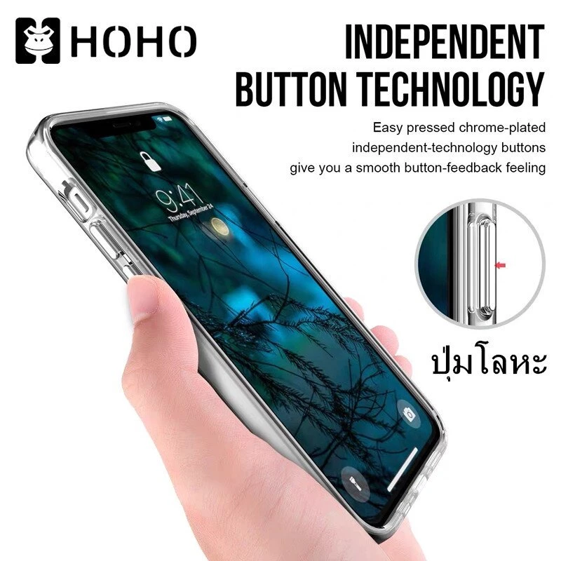 K เคสใสกันกระแทก เคสใส ใช้สำหรับ iPhone 17 Air 11 12 13 14 15 16 17 Pro Max Mini 6 7 8+ SE XR XS Max Plus TPU Clear Case thumbnail 10