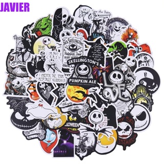 Javier สติกเกอร์ ลายการ์ตูนกราฟฟิตี้ The Nightmare Before Christmas DIY สําหรับติดตกแต่งโทรศัพท์มือถือ โน้ตบุ๊ก รถจักรยานยนต์ เครื่องเขียน กีตาร์ รถยนต์