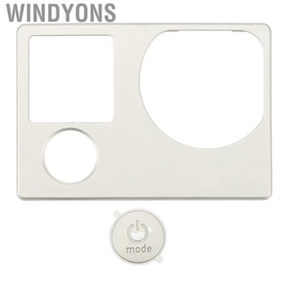 Windyons Action  Front Board Panel  Parts with Power Button for Hero 4