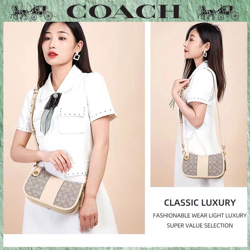 【Coach】Single shoulder bag cross body bag for women กระเป๋าสะพายข้าง