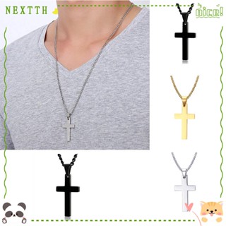 Nextth สร้อยคอผู้ชาย แฟชั่น ชุบทอง / เงิน สเตนเลส