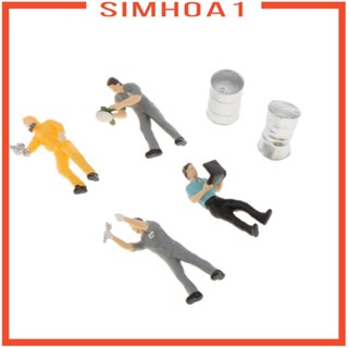 [Simhoa1] โมเดลฟิกเกอร์ รูปคน สเกล 1:64 สําหรับสถาปัตยกรรม รถไฟ