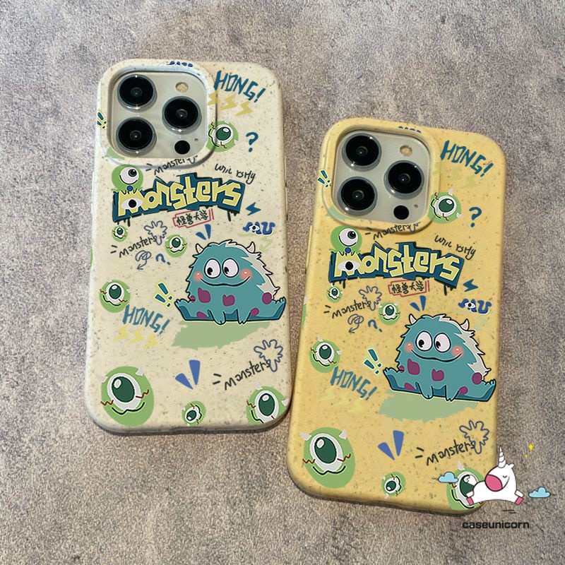 เคสโทรศัพท์มือถือ แบบนิ่ม ลายการ์ตูนมอนสเตอร์ สําหรับ iPhone XR 11 13 15 7plus 12 14 Pro MAX 8 7 15 6 6S Plus X XS MAX SE 2020