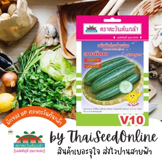 ADV ซฟ เมล็ดพันธุ์ แตงไทยอ่อน ลายมังกร ตราตะวันต้นกล้า V10