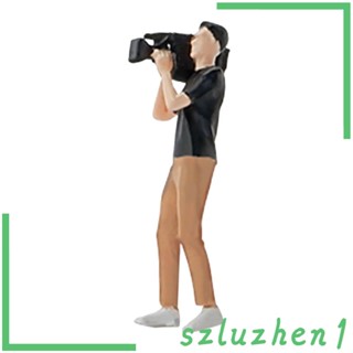 [Szluzhen1] โมเดลฟิกเกอร์เรซิ่น รูปคน 1/64 สําหรับตกแต่งรถไฟ