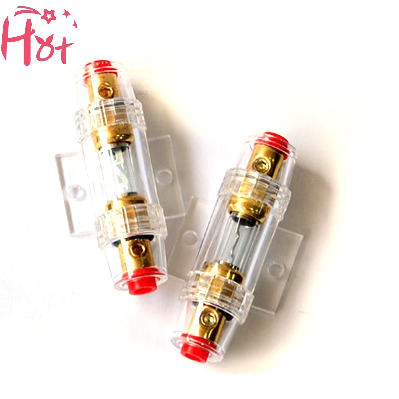 Ge AGU 8 AWG ฟิวส์เกจวัดในรถยนต์ วงจรเบรกเกอร์ เครื่องขยายเสียง แอมป์ 60A สี่เหลี่ยม