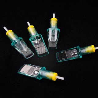 Aurora II ตลับหมึก แมกนัม ทรงโค้ง ขนาดใหญ่ สําหรับสัก 10 ชิ้น#12= 0.35 มม