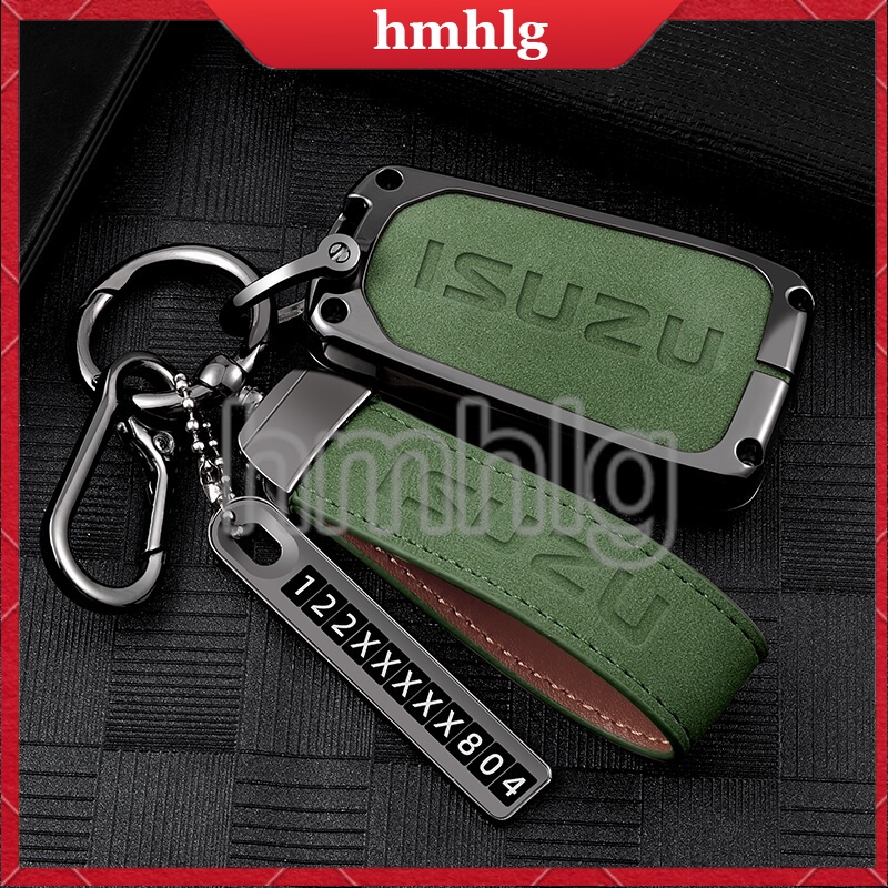 เคสกุญแจรีโมทรถยนต์ แบบหนัง สําหรับ Isuzu New MU-X X Series DMAX D-Max X-Terrain Pickup Truck 2020 2021 2022