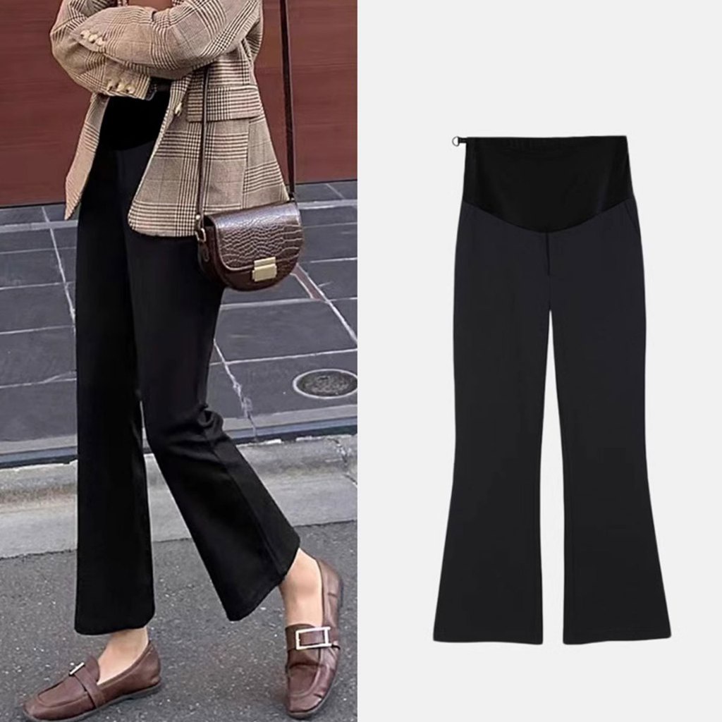 พร้อมส่ง กางเกงขายาวคนท้องสีสันสดใส ใส่สบาย ผ้านิ่ม สำหรับคุณเเม่ - รูปที่ 5