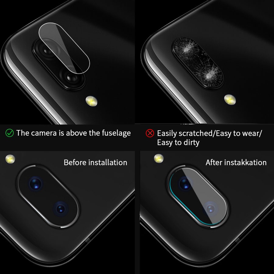 ใสฟิล์มกระจกเลนส์กล้องสำหรับ สำหรับ Oppo Reno 10 Pro Plus 5G A78 Reno 8T 8 7 6 5 4 3 Pro 2 2f 6Z 7Z 8Z 5F 4Z A93 A91A83 77 A74 A76 A77s A73 A54 A74 A55 A57 A52 A72 A92 A53 A53s A31 A32 A33 A15 A15s A16 A17 A16k A5 A9 2020 นิรภัย ใส ฟิล์มกันรอยกล้อง - รูปที่ 2