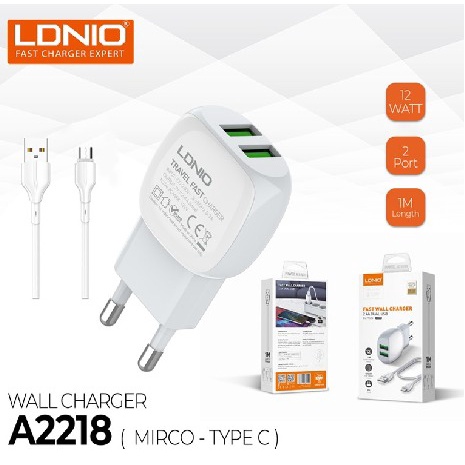 LDNIO WELL CHARGER A2218 MICRO / TYPE-C
