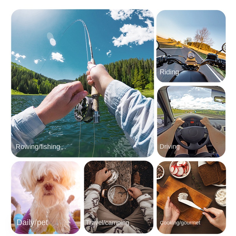 อุปกรณ์ยึดโทรศัพท์มือถือ สายรัดหน้าอก รูปปลา สําหรับคนแรก ราคา ถูกที่สุด ดีลบีเคเค แกลเลอรีภาพที่ 5